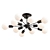 Elegant Vitaluce V4261 Ceiling Chandelier 3D model small image 1