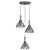 Elegant Velante Pendant Chandelier 3D model small image 2