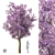 Vibrant Spring Blossom: 3D Purple Tree 3D model small image 1