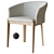 Modern Style Devon Chair 3D model small image 1
