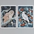 Classic Bird Picture Frame Set 3D model small image 5