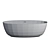Luxurious Arezzo 1700: Modern Double Ended Bath 3D model small image 2
