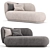 Ferm Living Rico Divan & Sofa 3D model small image 3