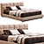 Elegant Minotti Lanwrence Bed 3D model small image 1