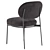 Modern Monty Chair - Sleek and Stylish 3D model small image 2