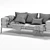 Slifesteel Sectional Sofa: Modern, Stylish, and Comfortable 3D model small image 4