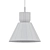 Elegant Metal Pendant Light 3D model small image 2