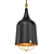 Modern Black Pendant Light: Progress Era 3D model small image 1