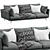 Cloud Comfort Sofa 3D model small image 1