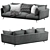 Cloud Comfort Sofa 3D model small image 2