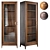 Italiano Toscana Bookcase: Classic elegance for your library 3D model small image 2