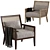 Antonia Chair: Stylish Comfort for Your Space 3D model small image 1