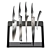 Samura Reptile Knife Set: 6 Precision Blades 3D model small image 1