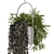 Metal Vase Hanging Plants Set 3D model small image 2