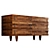 Sophisticated Rustic Sideboard 3D model small image 1