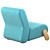 Sleek and Stylish Base Easy Chair 3D model small image 2