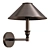 Elegant Giordano A2398AP 1BA Wall Sconce 3D model small image 1