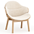 Elegant ARIA Lounge Armchair 3D model small image 1