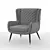 Elegant DOLLY Armchair - A Baxter Masterpiece 3D model small image 2