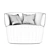 Sleek Molteni Armchair: Modern & Stylish Design 3D model small image 4