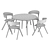 Circus Wood Dining Set 3D model small image 3