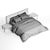 Minotti Tatlin Cover Bed - Modern Elegance 3D model small image 3