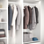 Ikea Wardrobe: Stylish 2018 Clothes 3D model small image 2