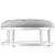 Cream Round Ottoman Coffee Table 3D model small image 10