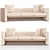 Turri Blossom Luxury Sofa with TurboSmooth 3D model small image 1
