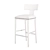 Modern Leather Counter Stool 3D model small image 3