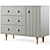 Finn Kids Wide Dresser: Chic and Spacious 3D model small image 1