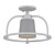 Vintage-inspired 2-Light Semi-Flush Pendant 3D model small image 2