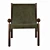  Elegant Ouro Preto Armchair: Timeless Design 3D model small image 3