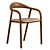 Sleek Neva Chair: Artisan Elegance 3D model small image 1