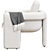 Henna 2014 Armchair: Stylish and Comfortable 3D model small image 2