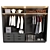 Versatile Stylish Wardrobe 3D model small image 2