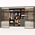 Modern Stylish Wardrobe with Customizable Design 3D model small image 4