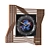 "Sekai" World Wall Clock 3D model small image 1