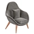 Elevate Lounge Chair - Modern Comfort 3D model small image 1