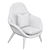 Elevate Lounge Chair - Modern Comfort 3D model small image 2