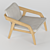 Formstelle Fabric Armchair - Stylish Design 3D model small image 2