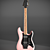 Multicolor Electric Guitar: Red, Black, Pink, White 3D model small image 2