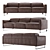 Natuzzi Italia Sophy Sofa 3D model small image 1