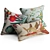  Luxury Decor Cushions: Exclusive Jim Thompson & Pierre Frey Fabrics! 3D model small image 1