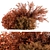 Vibrant Mixed Plant Bush - 70 Bush Set 3D model small image 1