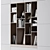 Modern White and Wood Hallway Wardrobe 3D model small image 3