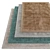 Elegant Poliform Frames Rugs 3D model small image 1