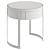 Fendi Casa Anya Bedside Table: Modern Elegance in Piombo Wood 3D model small image 4