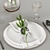Modern Style Table Setting 3D model small image 2