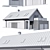 Modern Two-Story Cottage with Click Seam Roofing & Skylights 3D model small image 7